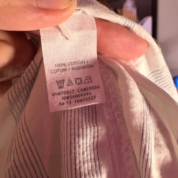 Victoria's Secret Striped Button Down Sleep Shirt Pajama Top Loungewear Women's - Picture 3 of 10